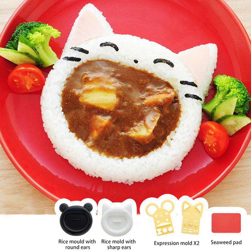 Kitchen Gadgets Oxo - 1Pcs Cute Cartoon Cat Bear Sushi