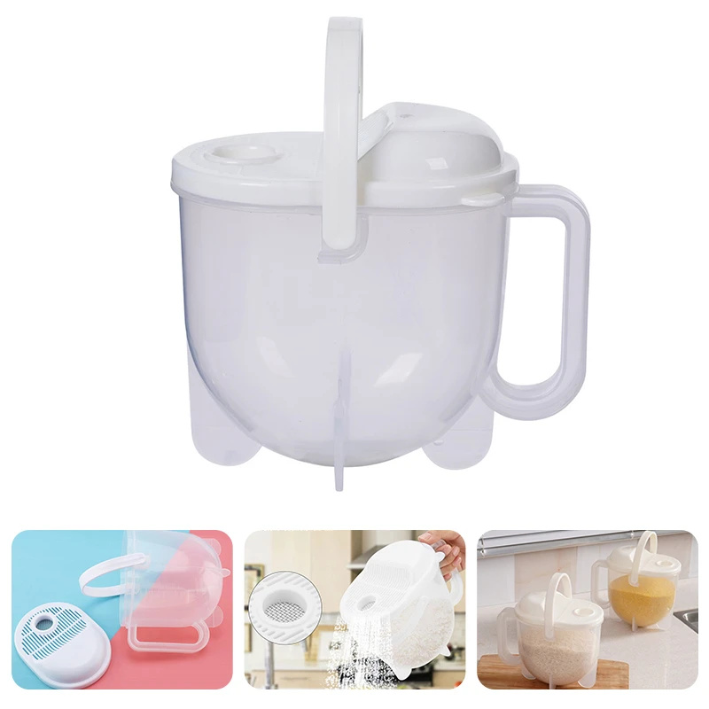 Kitchen Gadgets Rice Filter - Quick Automatic Rice Washer Beans Cleaning