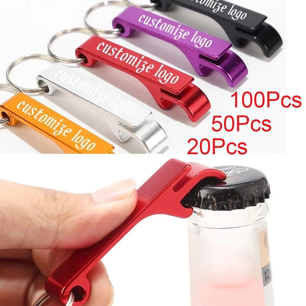 Electric Can Opener - Adea100pcs Key Chain Beer Bottle Opener