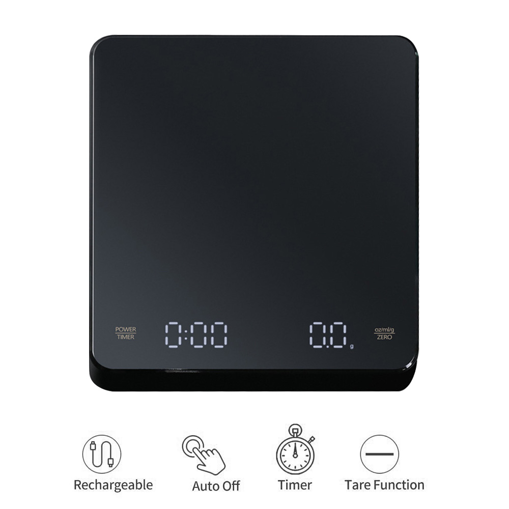 Kitchen Timer Digital - Digital Coffee Scale with Timer LED