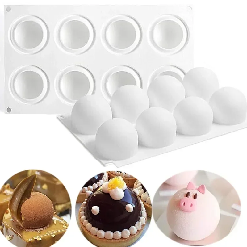 Kitchen Gadgets Oxo - 3D Sphere Silicone Mold For Mousse