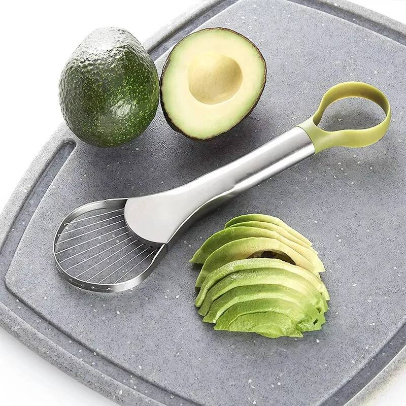 Avocado Slicer Tool - Avocado Slicer 2 In 1 Stainless