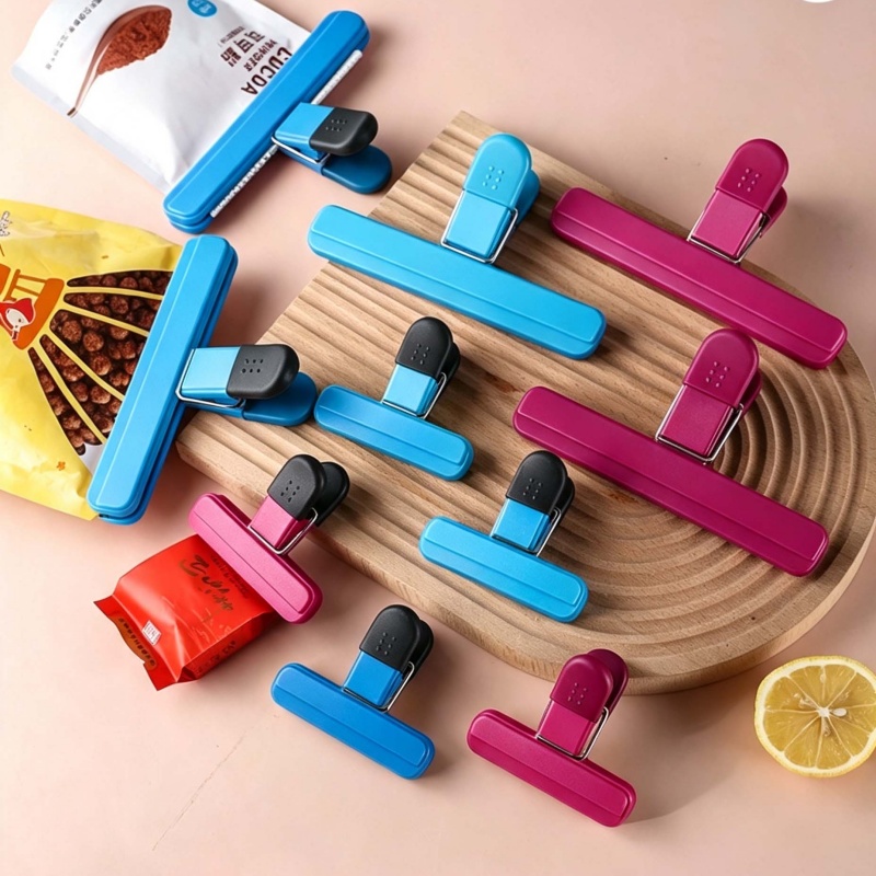 Kitchen Gadgets Oxo - 4Pcs Portable Plastic Bag Sealing Clips,Food