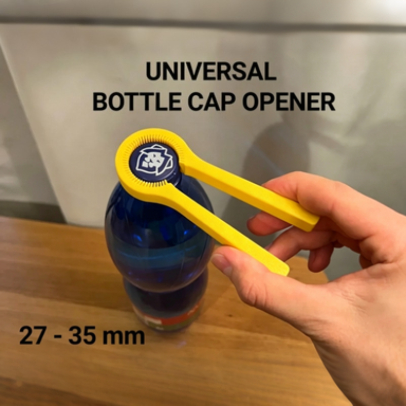 Kitchen Helper Gadgets - Bottle Cap Opener Serrated Jar Lid
