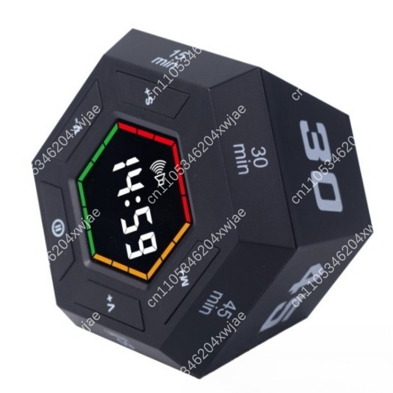 Kitchen Timer Digital - Hexagon Visual Flip Digital Timer LED