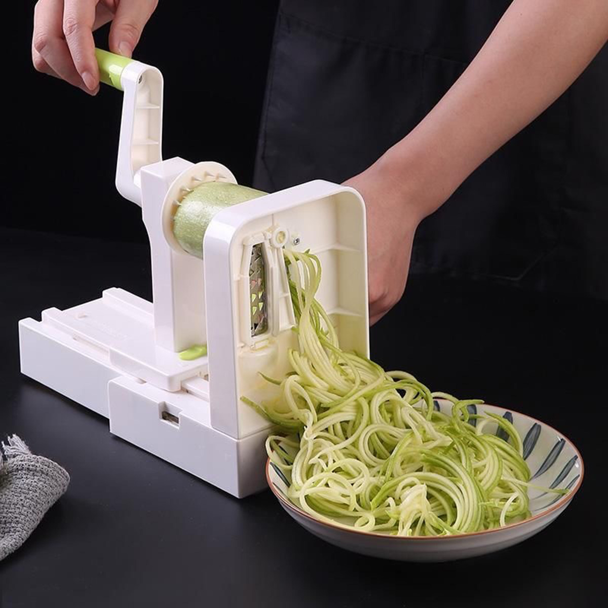 Spiralizer Vegetable Noodle - Vegetable Grater Spiral Slicer Whirlwind Vegetable