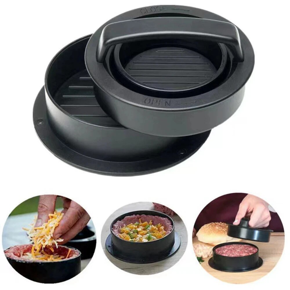 Round Hamburger Burger Press B - огляд і ціна Kitchen Helper Gadgets