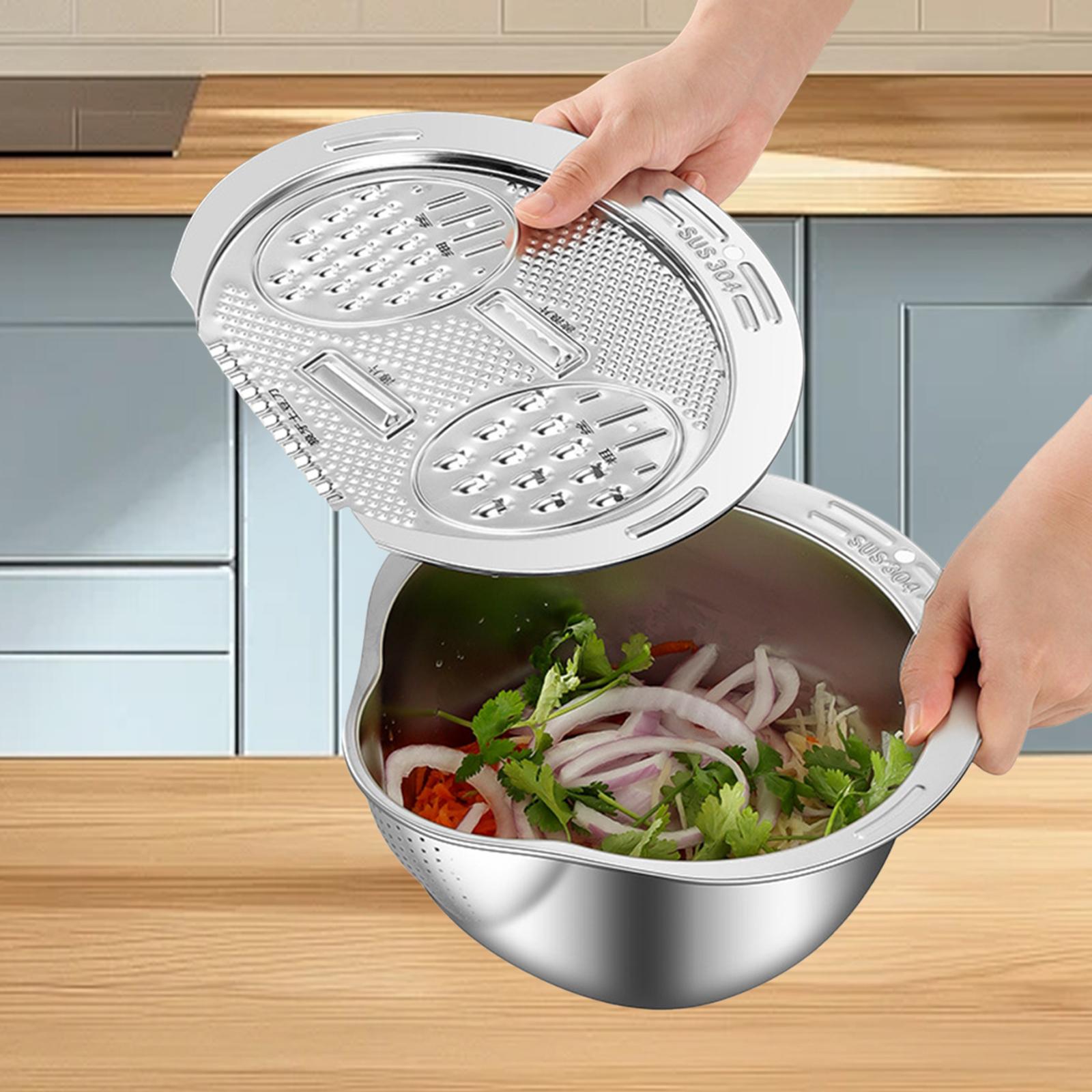 Rice Strainer Bowl Colander Er - огляд і ціна Kitchen Gadgets Rice Filter