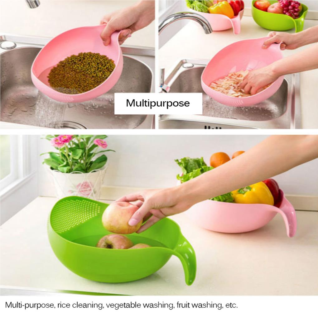New Portable Food Grade Plasti - огляд і ціна Kitchen Gadgets Rice Filter