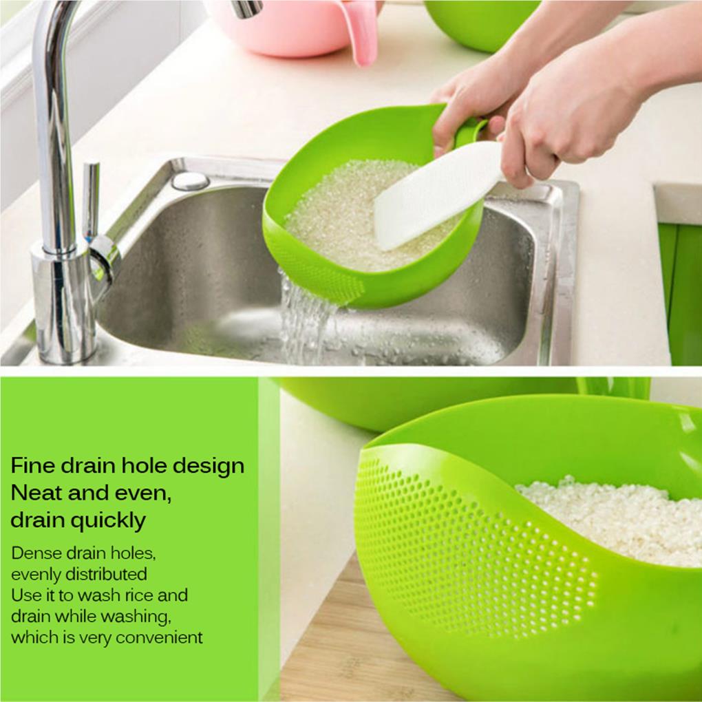 New Portable Food Grade Plasti - огляд і ціна Kitchen Gadgets Rice Filter