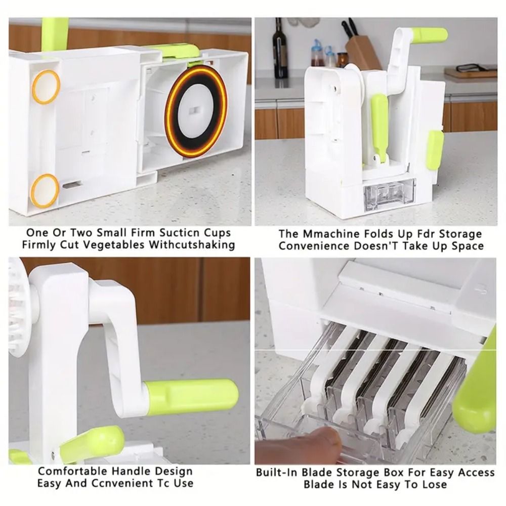 4 Blades Vegetable Spiralizer  - огляд і ціна Spiralizer Vegetable Noodle
