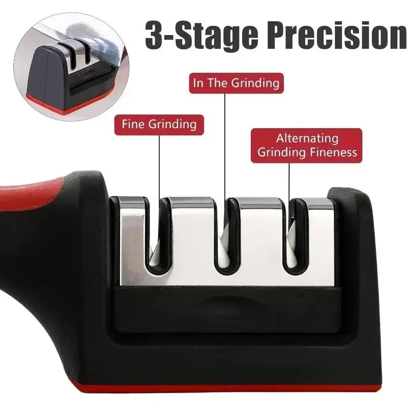 3 Segment Knife Sharpener Kitc - огляд і ціна Kitchen Gadgets Needed