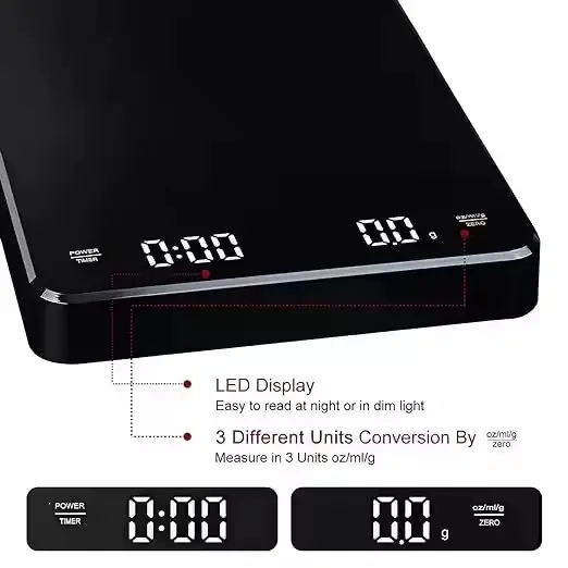 Mini Coffee Scale with Timer P - огляд і ціна Kitchen Timer Digital