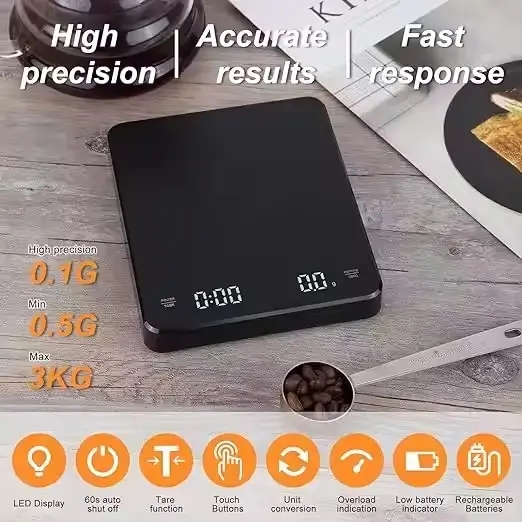 Mini Coffee Scale with Timer P - огляд і ціна Kitchen Timer Digital