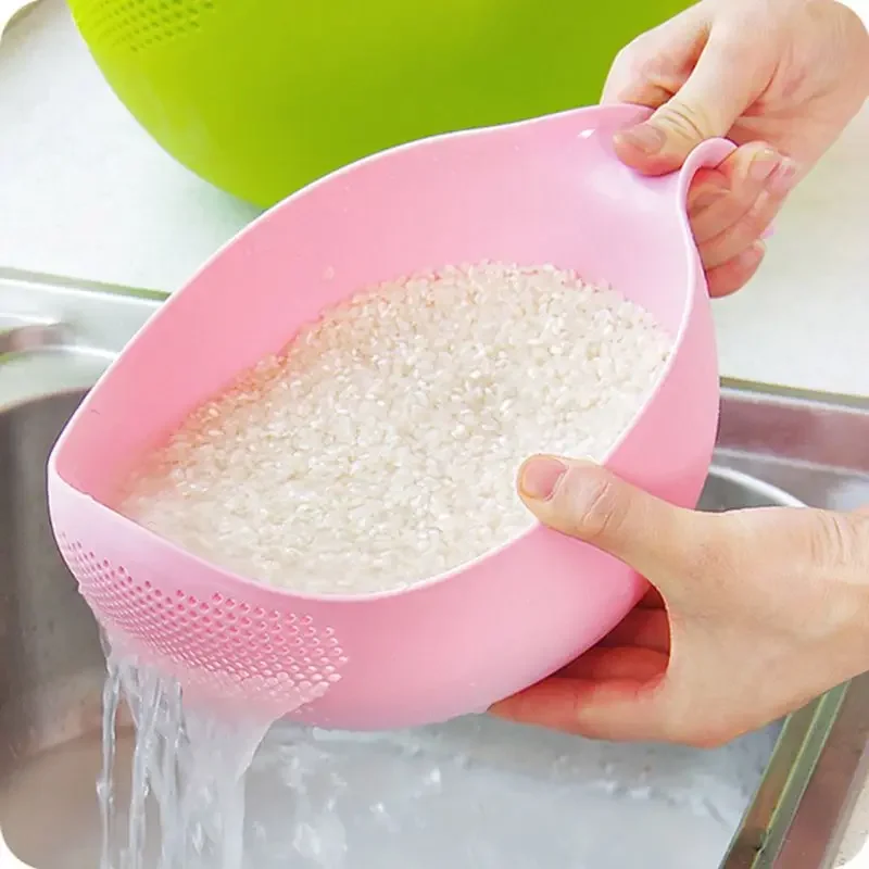 Fruit Vegetable Bowl Drainer C - огляд і ціна Kitchen Gadgets Rice Filter