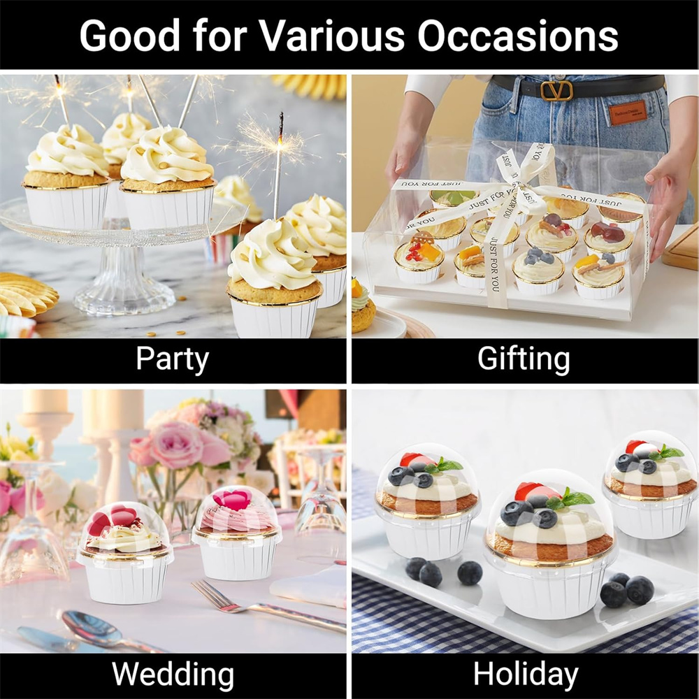 50 pcs Muffins Cup Paper Cupca - огляд і ціна Kitchen Gadgets In