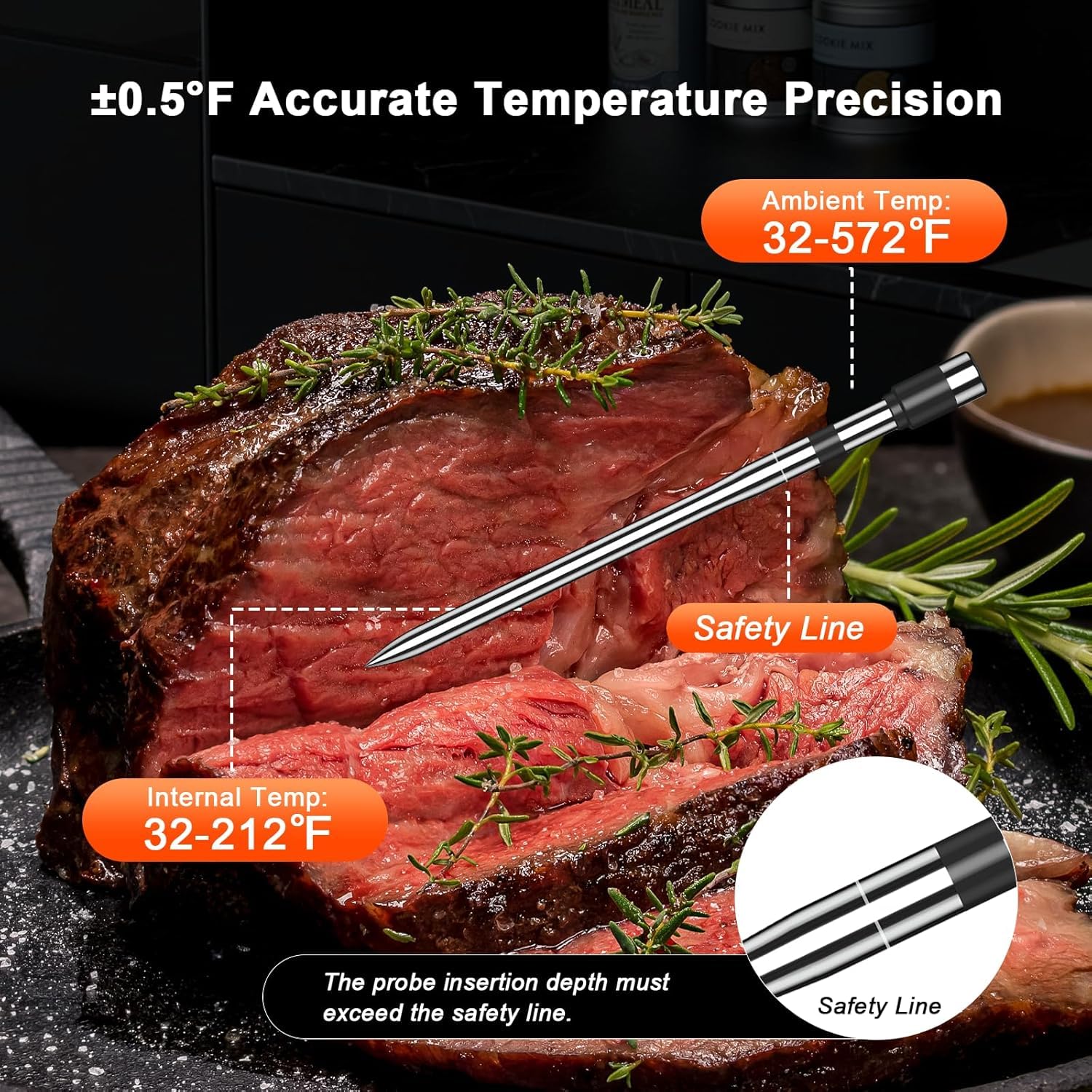 Wireless Bluetooth Meat Thermo - огляд і ціна Kitchen Timer Digital
