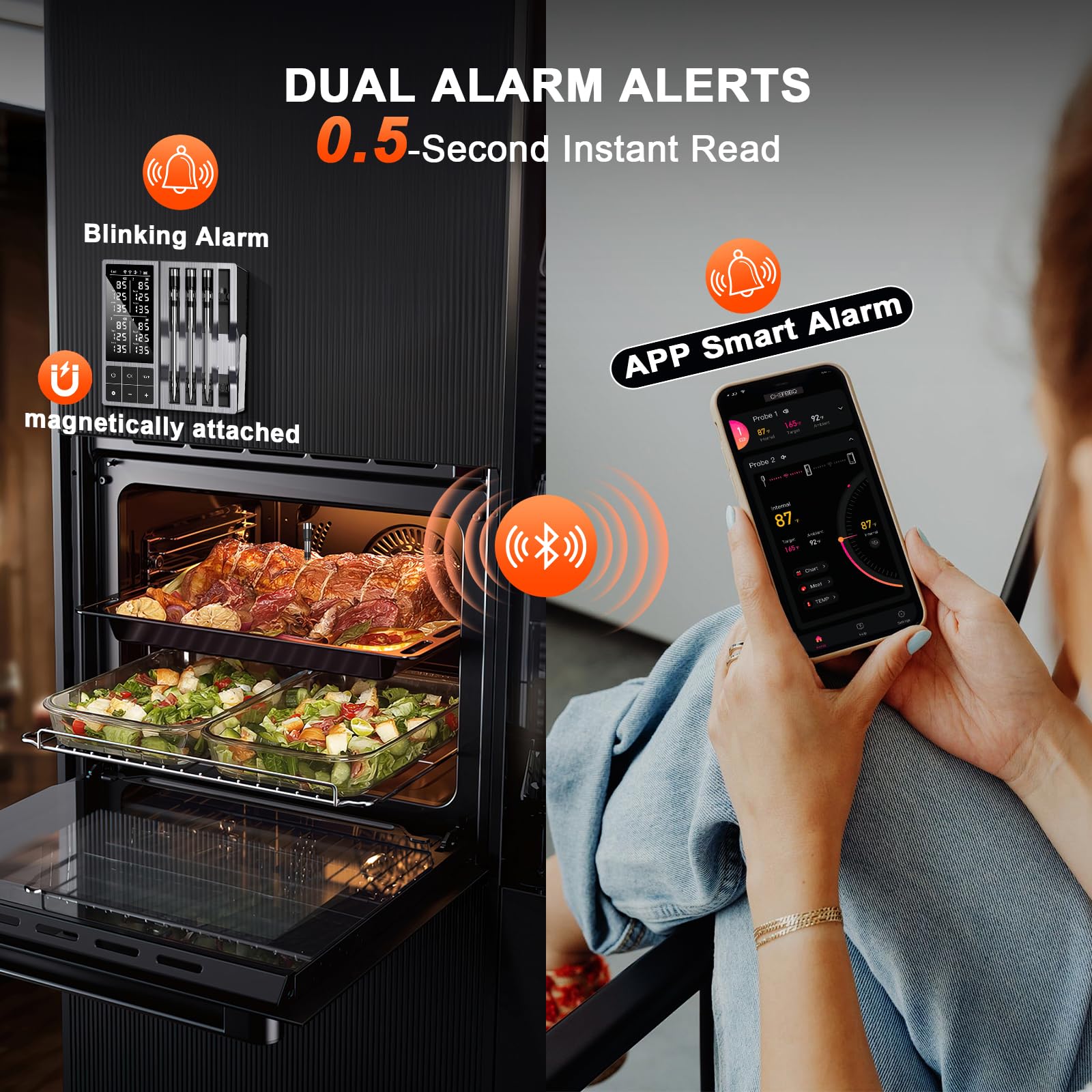 Wireless Bluetooth Meat Thermo - огляд і ціна Kitchen Timer Digital