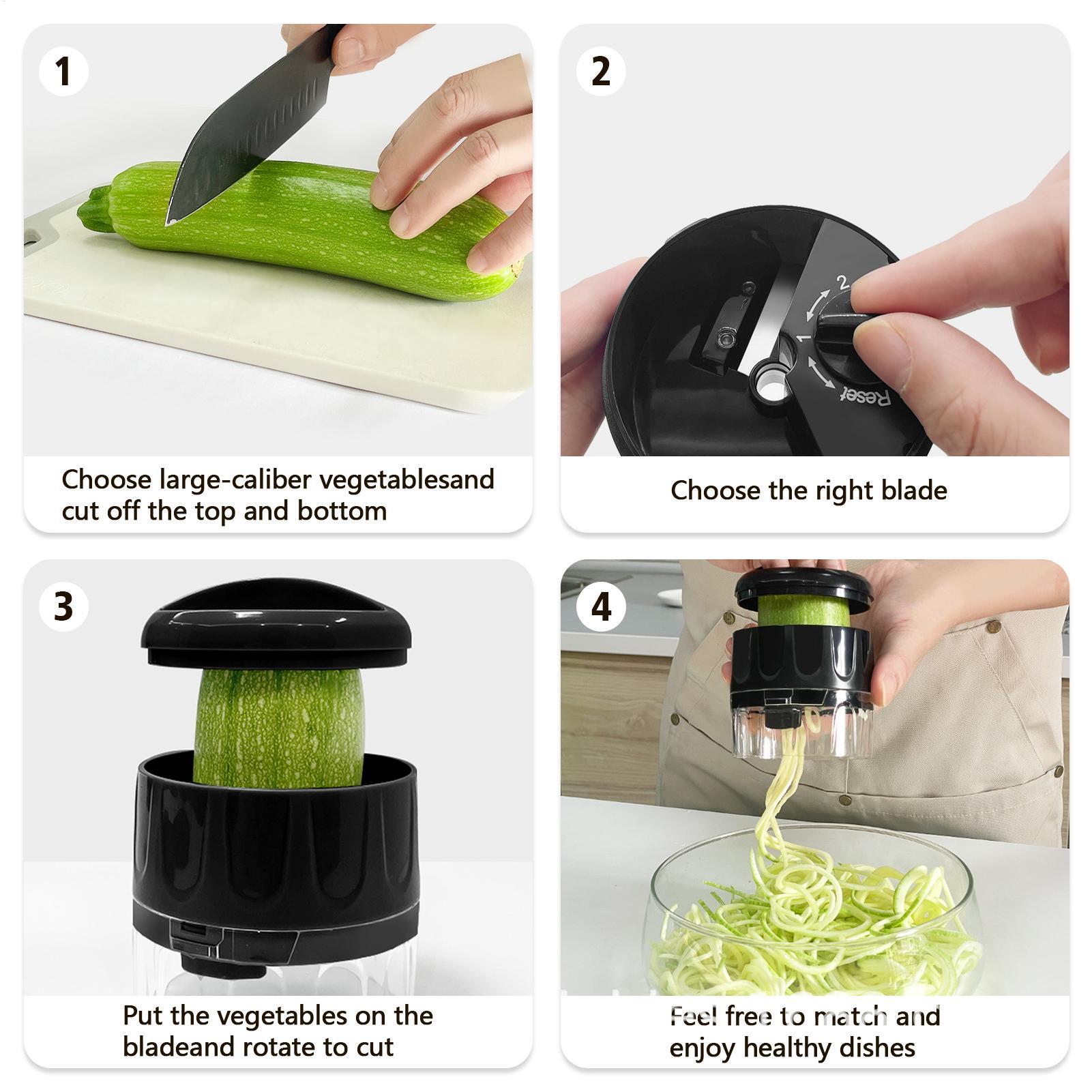 Zucchini Spiralizer Noodle Mak - огляд і ціна Spiralizer Vegetable Noodle