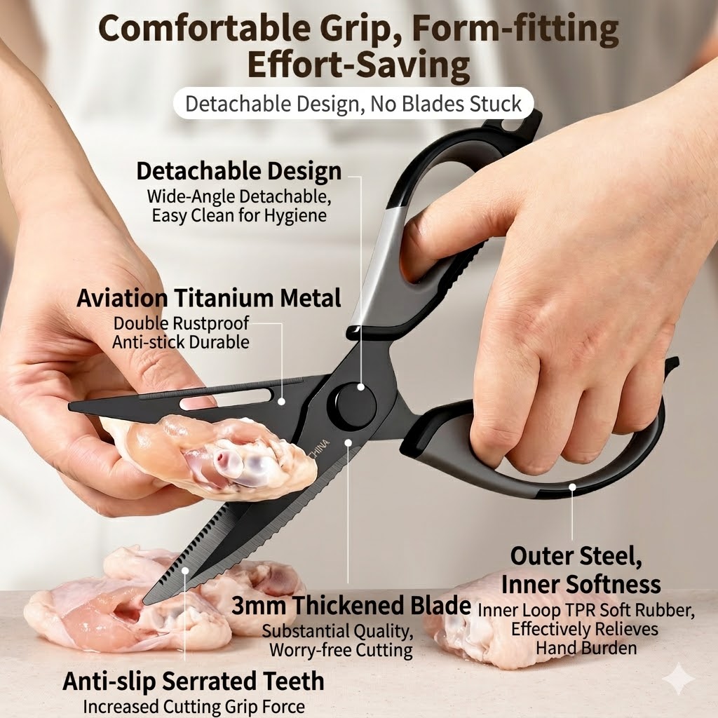 Kitchen scissors Titanium Chic - огляд і ціна Kitchen Gadgets Oxo