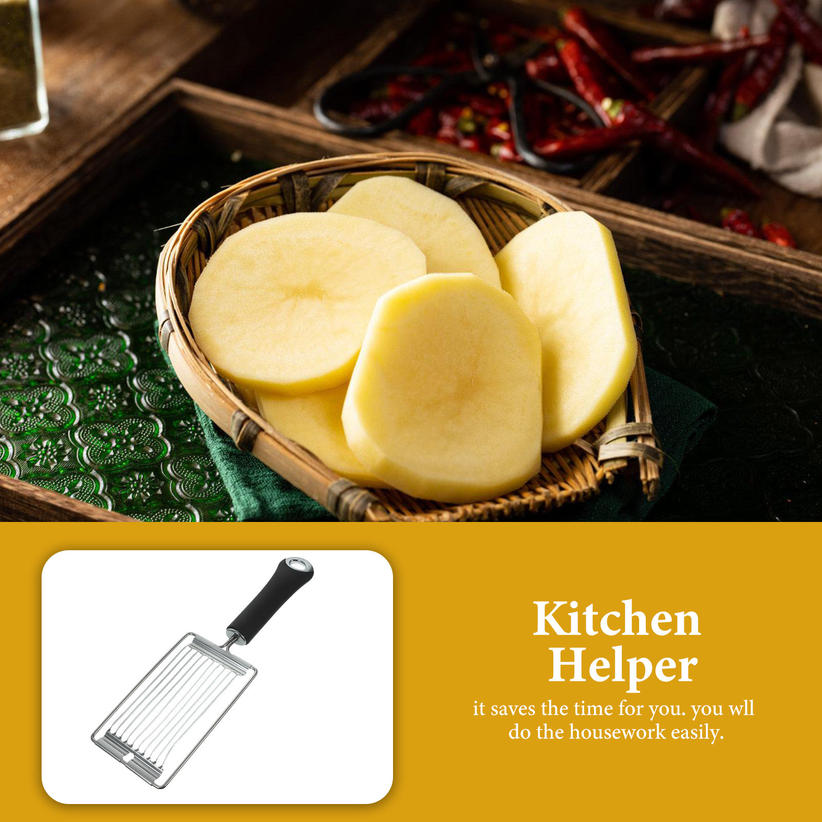 Vegetable Slicers Stainless St - огляд і ціна Kitchen Helper Gadgets
