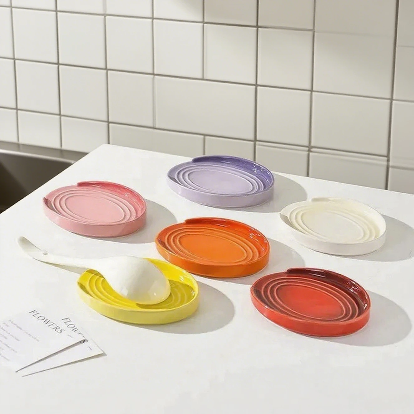15cm Porcelain Spoon Rest,Kitc - огляд і ціна Kitchen Helper Gadgets
