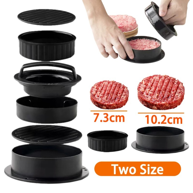 Round Hamburger Burger Press B - огляд і ціна Kitchen Helper Gadgets