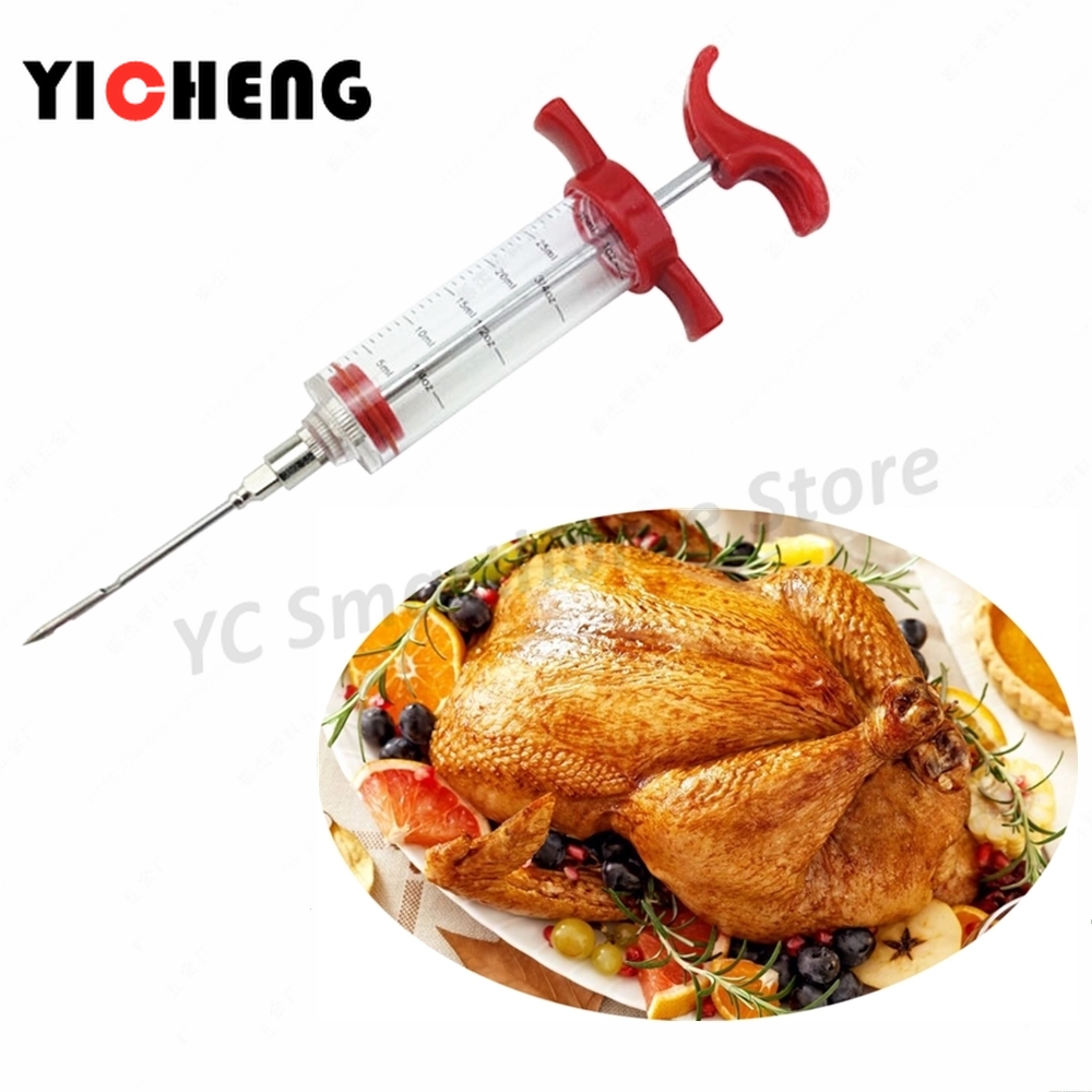 1Pcs Marinade Injector Seasoni - огляд і ціна Kitchen Helper Gadgets