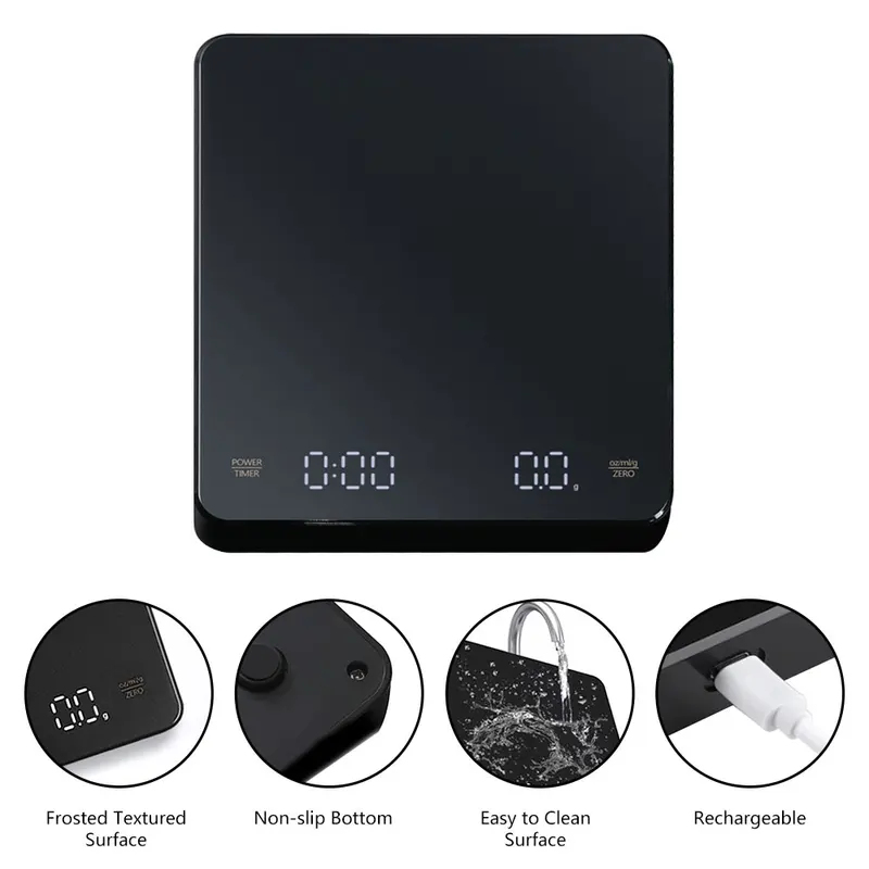 Digital Coffee Scale with Time - огляд і ціна Kitchen Timer Digital