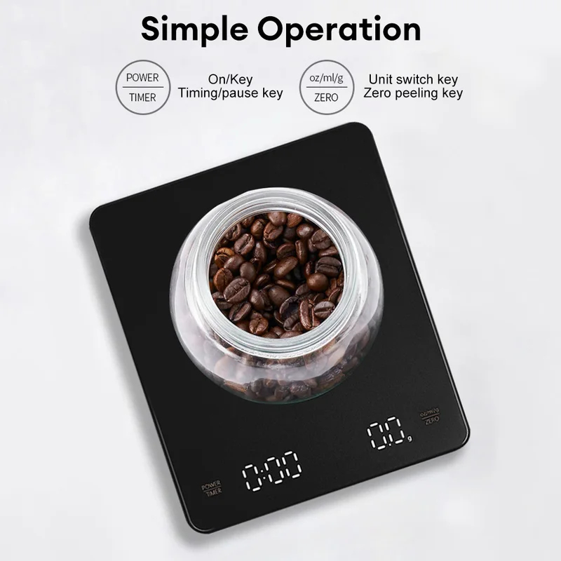 Digital Coffee Scale with Time - огляд і ціна Kitchen Timer Digital