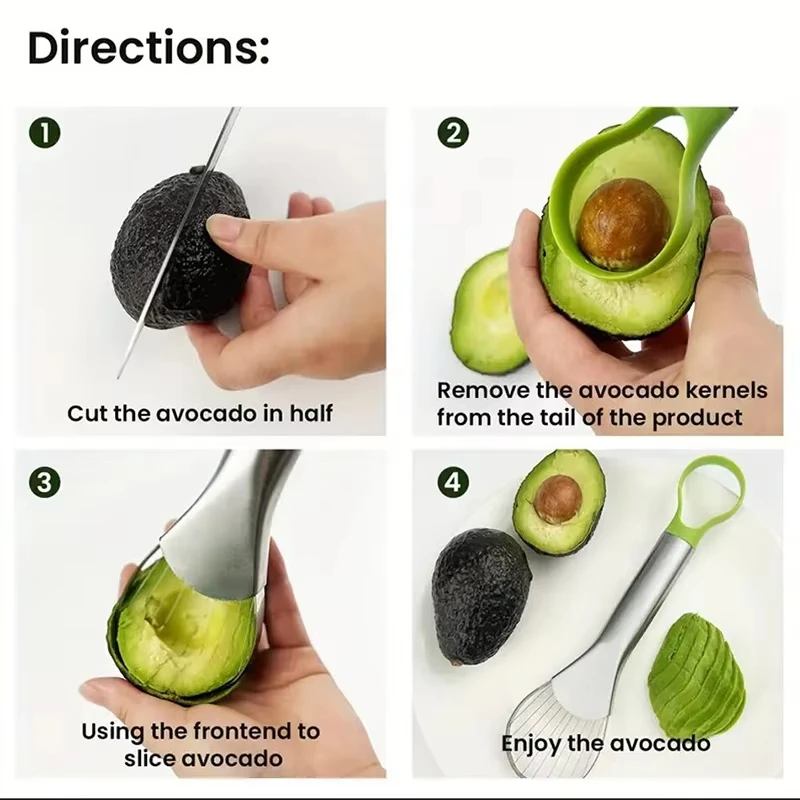 Stainless Steel Avocado Slicer - огляд і ціна Avocado Slicer Tool